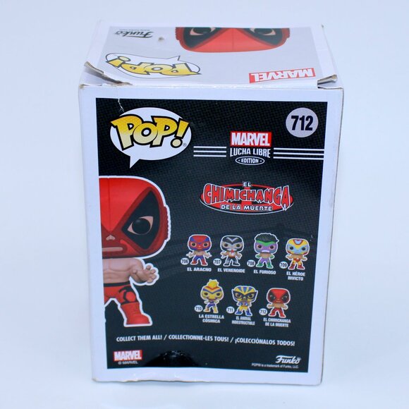 Funko POP Marvel: Lucha Libre El Chimichanga de la Muerte #712 Deadpool - Picture 4 of 5